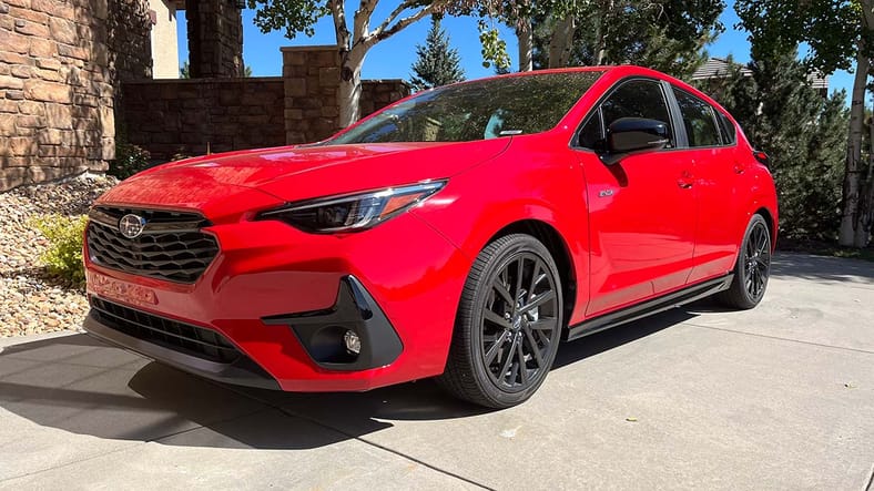 2024 Subaru Impreza RS best cars under $25,000
