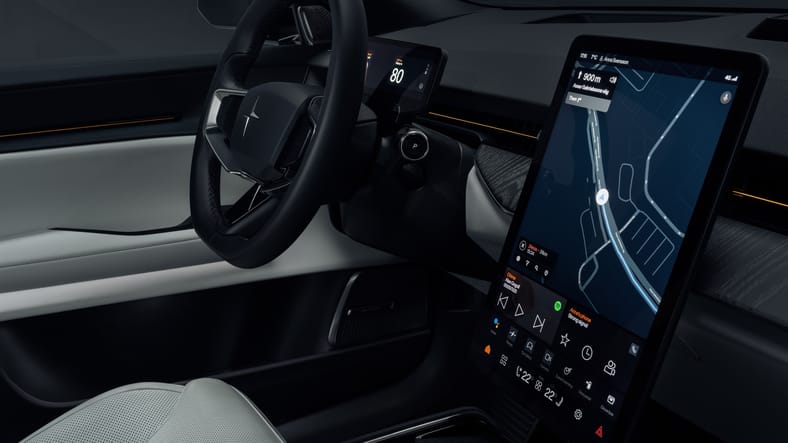 EV Innovation Meets Inclusivity: How the 2025 Polestar 3 Caters to All Drivers 8 The Driver'S Seat And Footwell Of The 2025 Polestar 3