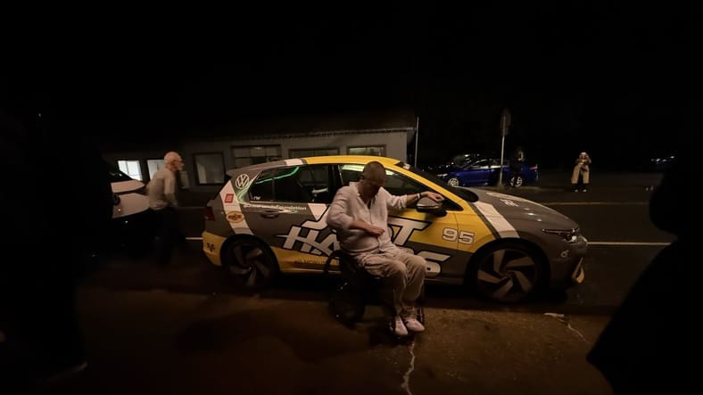 Torsten Gross And His Race Car