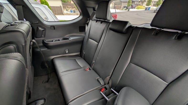 The Third Row Of The 2025 Toyota Grand Highlander Nighshade Hybrid