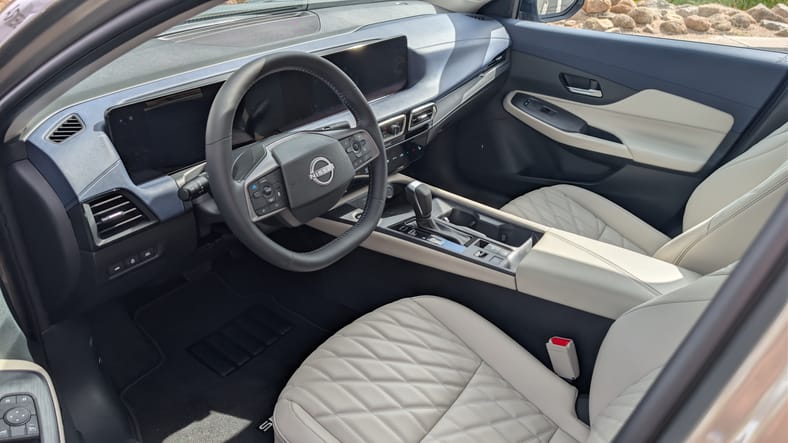 The Front Seats Of The 2026 Nissan Sentra Sel