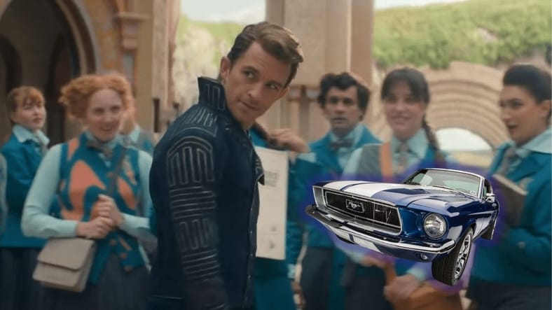 Fiyero With A Classic 1960S Ford Mustang