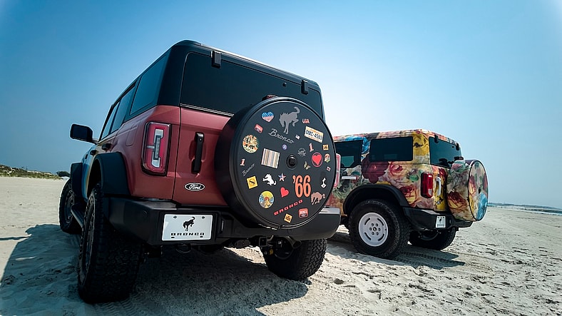 The Two Alice + Olivia Ford Bronco Collaboration Models