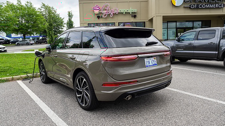 The Rear Quarter Of The 2025 Lincoln Corsair Phev