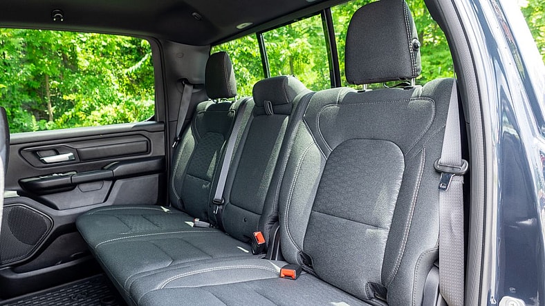 The 2025 Ram 1500 Warlock: Where Muscle Meets Magic (For Most) 7 The Rear Seats Of The 2025 Ram 1500 Warlock