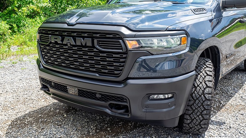 The 2025 Ram 1500 Warlock: Where Muscle Meets Magic (For Most) 8 The Front Grille Of The 2025 Ram 1500 Warlock