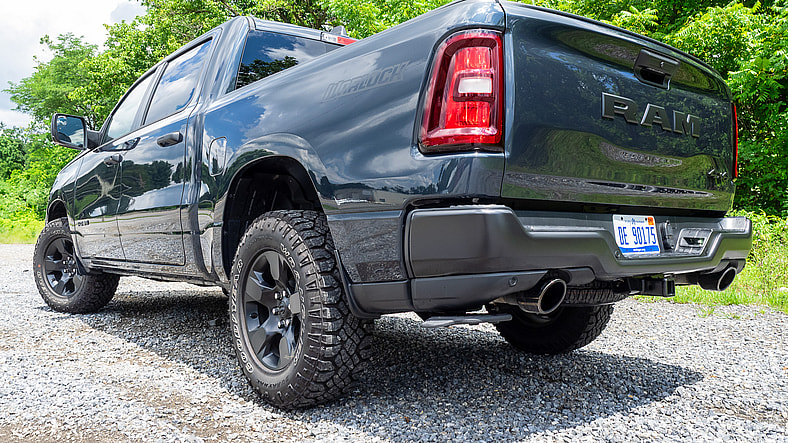 The 2025 Ram 1500 Warlock: Where Muscle Meets Magic (For Most) 9 The Rear Quarter Of The 2025 Ram 1500 Warlock