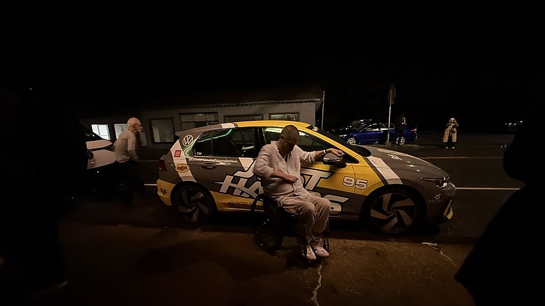 Torsten Gross And His Race Car