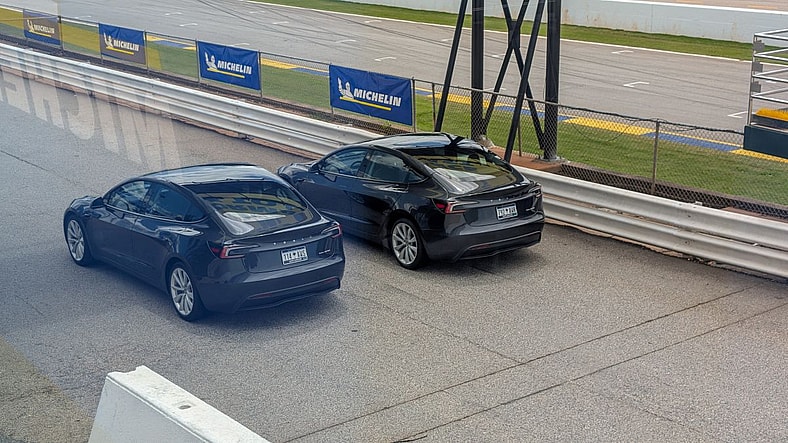 Two Tesla Model S Evs Equipped With The E.primacy As Tire