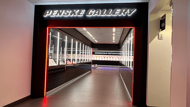 How My Visit to the Indianapolis Motor Speedway Museum Spelled Out My Acura MDX's Racing Pedigree 8 The Dramatic Entrance Into The Penske Gallery