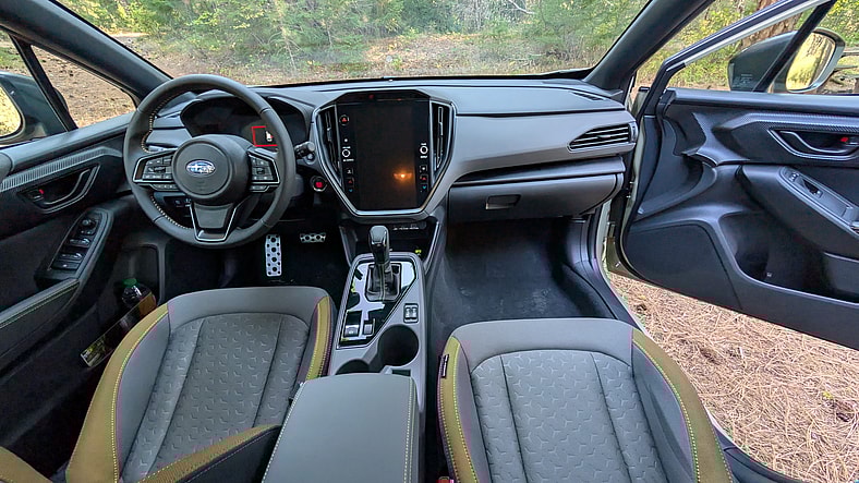 The Cockpit Of The 2026 Subaru Crosstrek Sport Hybrid