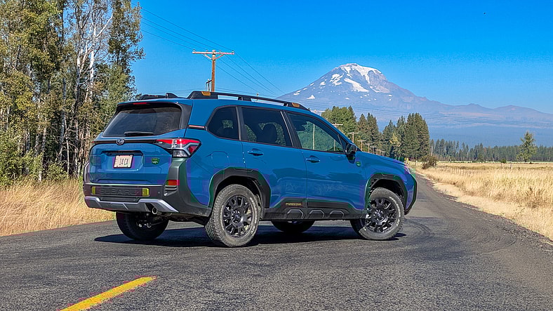 The Rear Quarter Of The 2026 Subaru Forester Wilderness