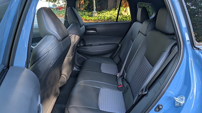 The Rear Seat In The 2026 Toyota Corolla Cross