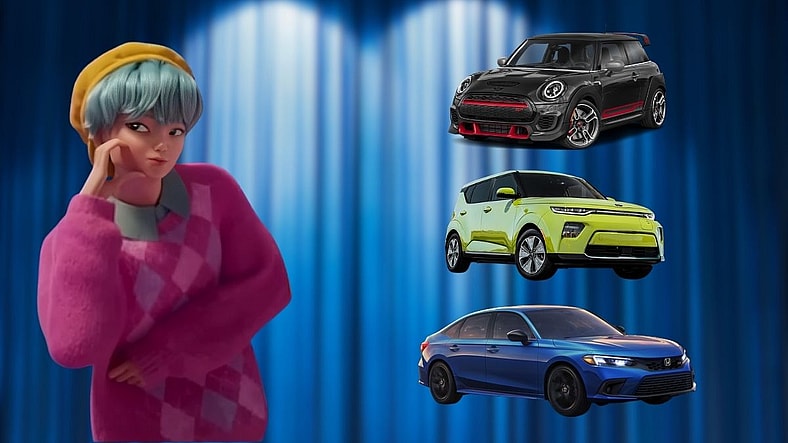 Baby Saja With The Three Cars We Think He'D Drive