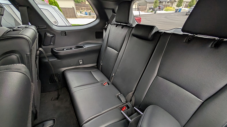 The Third Row Of The 2025 Toyota Grand Highlander Nighshade Hybrid