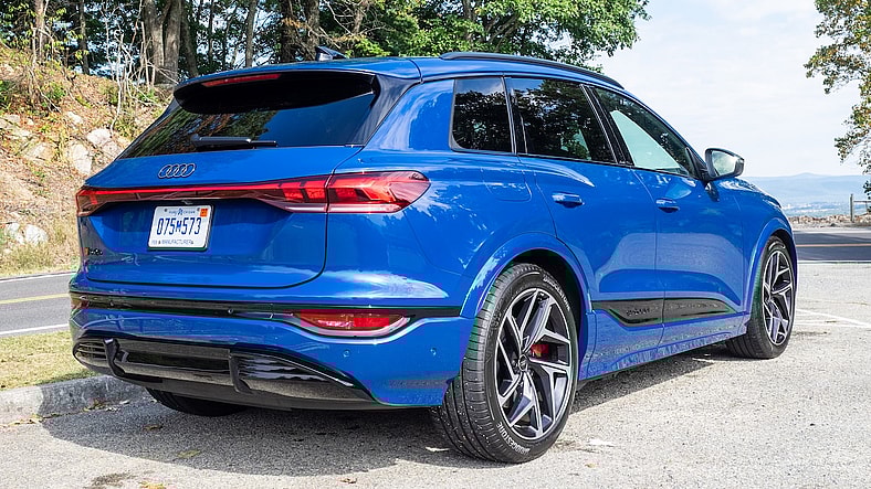 The Rear End Of The 2025 Audi Sq6 E-Tron