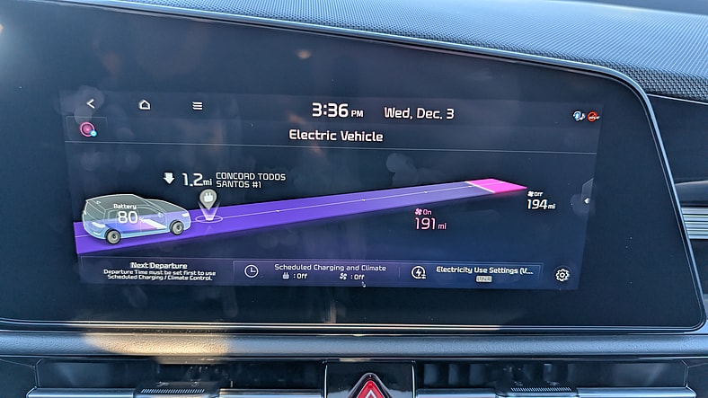 The Menus In The 2025 Kia Niro Ev Wave Were Bright, Responsive, And Very Easy To Figure Out