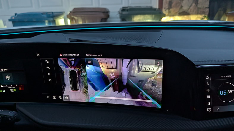 The 2025 Audi SQ5 Prestige Puts the "Fun" in "Functional" 7 The Audi Sq5 Told Us How Far Away We Were From The Trash Cans Near The Garage. How Cool Is That??