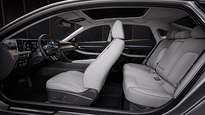 A Side View Of The 2026 Hyundai Sonata Hybrid Interior 