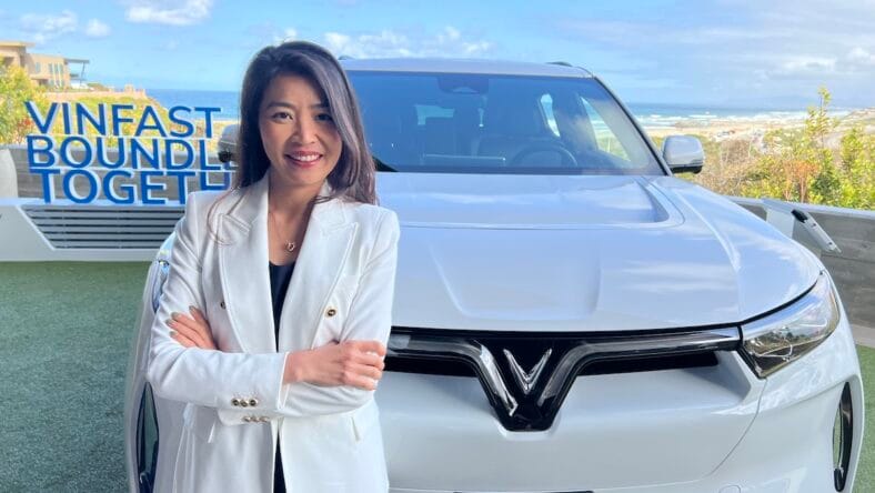 Van Ahn Nguyen With The Vinfast Vf9