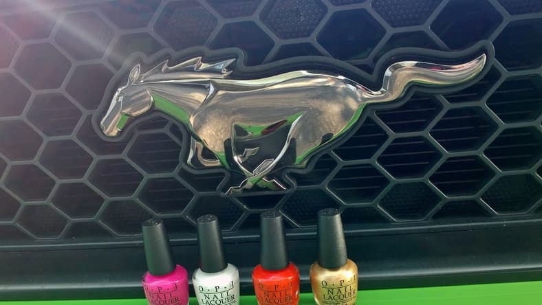 A Girls Guide To Cars | Opi Ford Mustang Nail Polish: What'S Your Color? - Wp 20140927 15 43 27 Pro