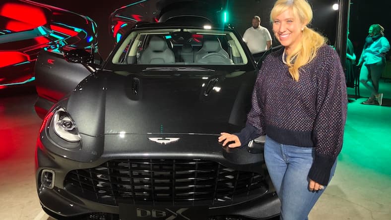 Laura Schwab During Her Time With Aston Martin. Photo By Scotty Reiss