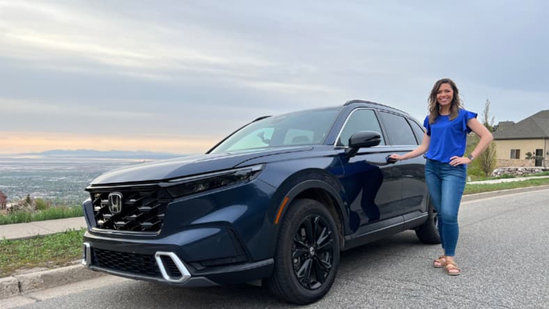 Once A Cr-V Fan, Always A Cr-V Fan. Loved Driving The 2023 Honda Cr-V After Owning A 2001 Model In High School. Photo: Allison Bell