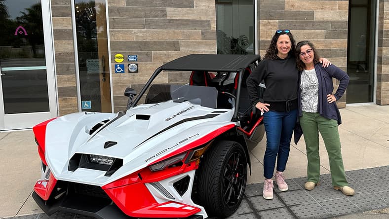 Life on Three Wheels: My Journey on the Polaris Slingshot 2 Memories Were Made With My Friend During Our Polaris Slingshot Odyssey. Photo: Kristin Shaw