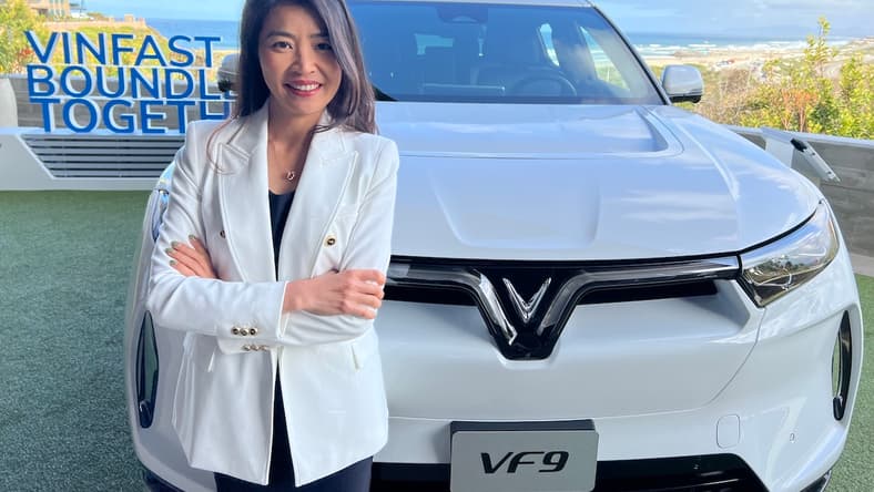 Van Ahn Nguyen With The Vinfast Vf9