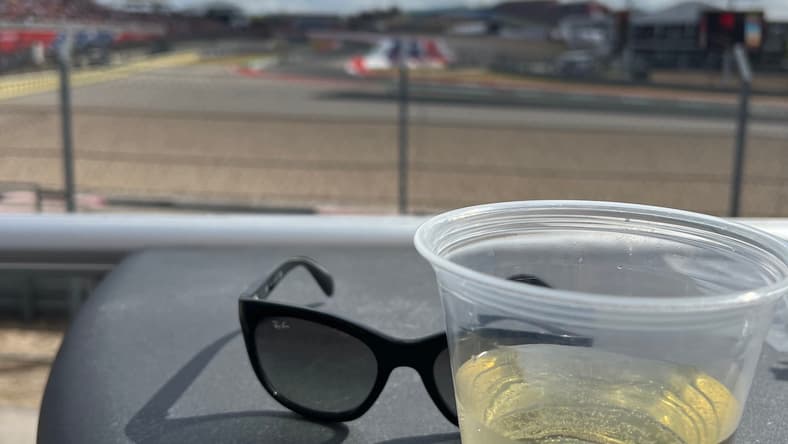 Trackside At The Austin Grand Prix Formula 1 Race