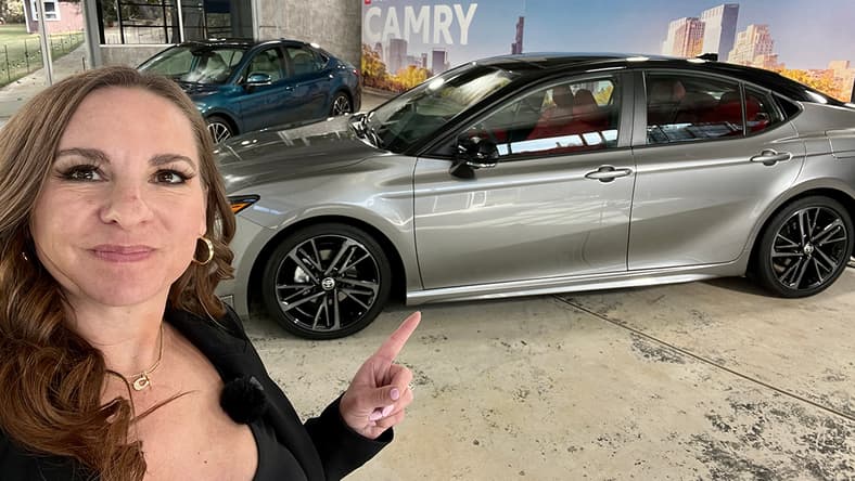 Here Comes The 2025 Toyota Camry. Photo Connie Peters