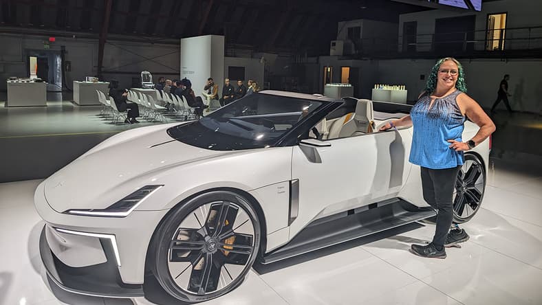 The Polestar 6 Electric Roadster And The Polestar 5 Were Also Featured. Photo: Patrick Anderson