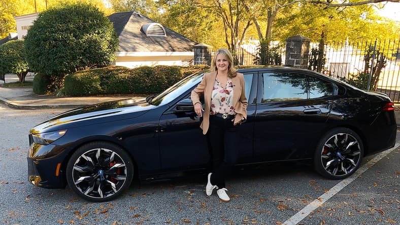 Me With The 2024 Bmw I5 Bmw 5 Series Sedan