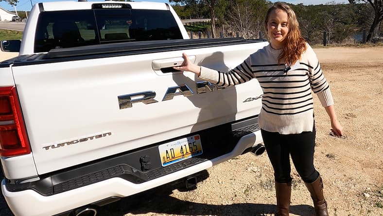 The Power Liftgate In The 2025 Ram 1500 Is Easy To Open And Close