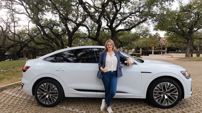 Scotty Reiss With The 2024 Audi Q8 E-Tron S Line
