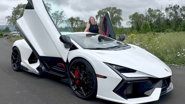 Scotty Reiss With The Lamborghini Revuelto