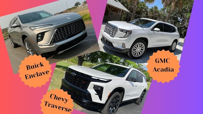 2025 Buick Enclave, 2024 Chevrolet Traverse or 2024 GMC Acadia: Which is the Best 3-Row SUV? 1 Which 3-Row Suv Is Right For You