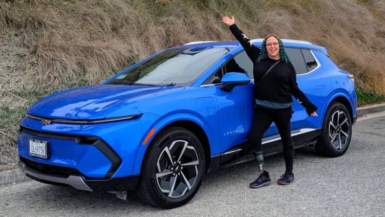 Liv Leigh With Her 2024 Chevrolet Equinox Ev