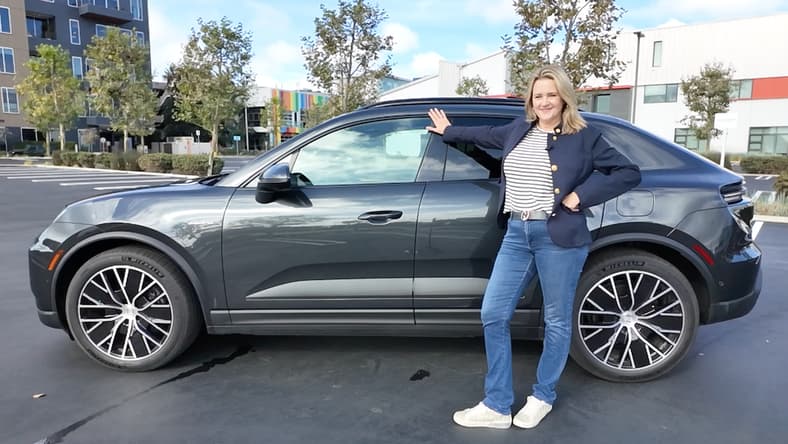 Scotty Reiss With The Porsche Macan Electric