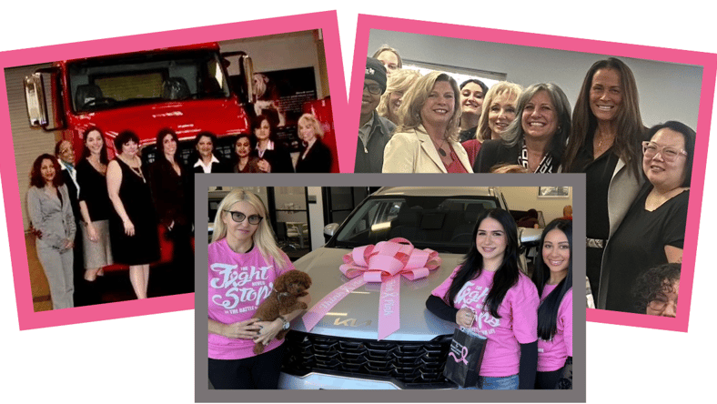 Sandra Gabrielli, Marina Letsios And Suzanne Cochrane With Their Teams For International Women'S Day