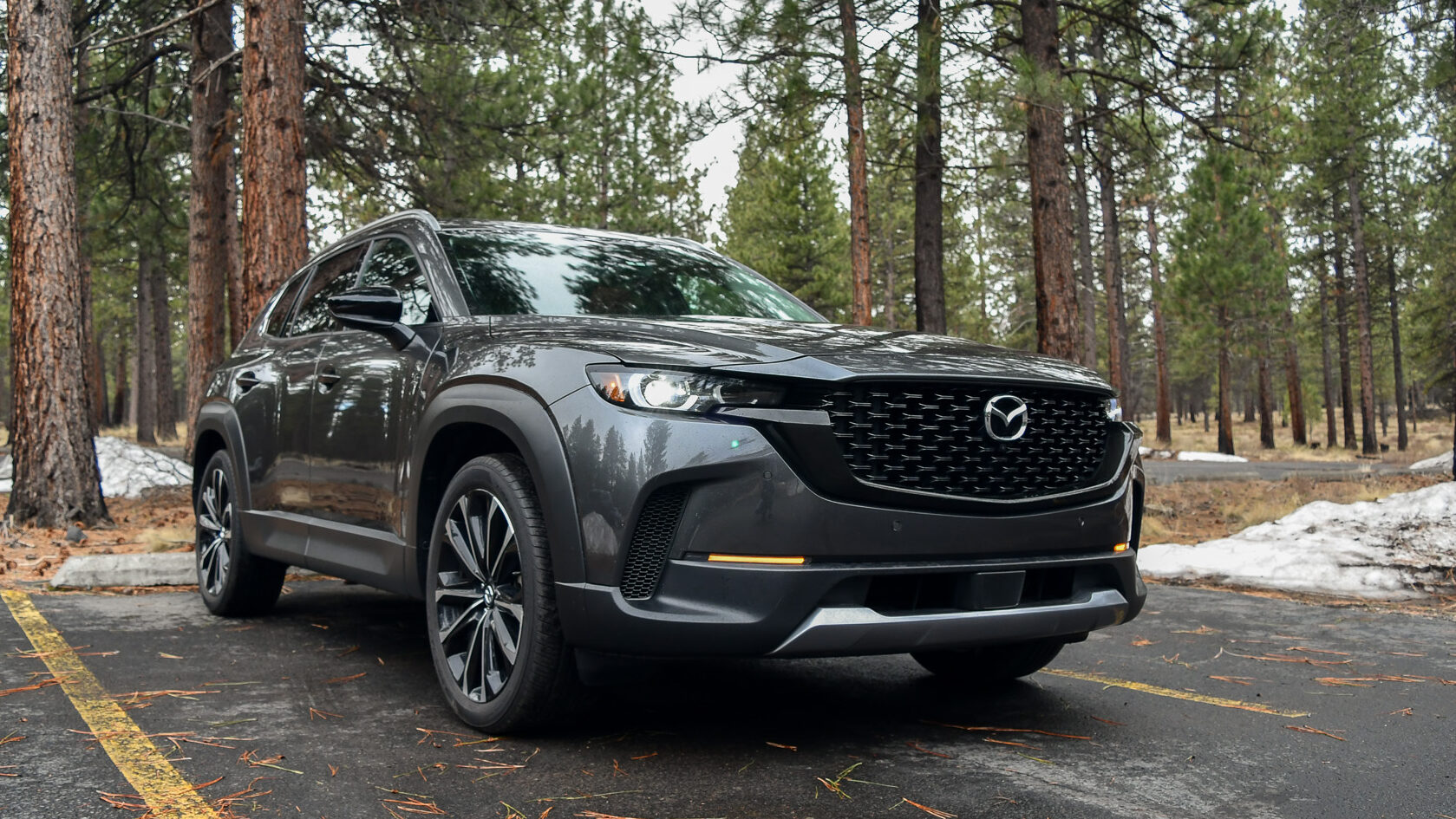 The 2025 Mazda Cx-50 2.5 Turbo Premium Plus Backed Into A Parking Spot