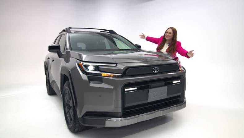 The 2026 Toyota RAV4 is All-In on Style, Options and Performance, All Boosted by Electric Power 1 The Front End Of The All-New 2026 Toyota Rav4 Limited - Best Cars