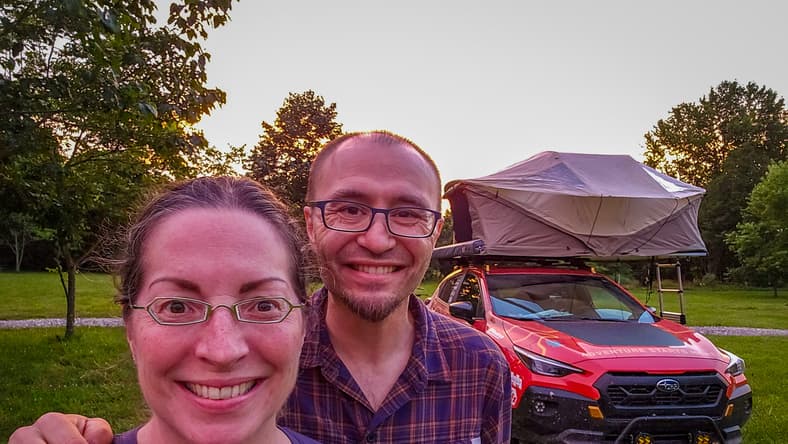 Mercedes And Andy Lilienthal Camping Along The Transamerica Trail