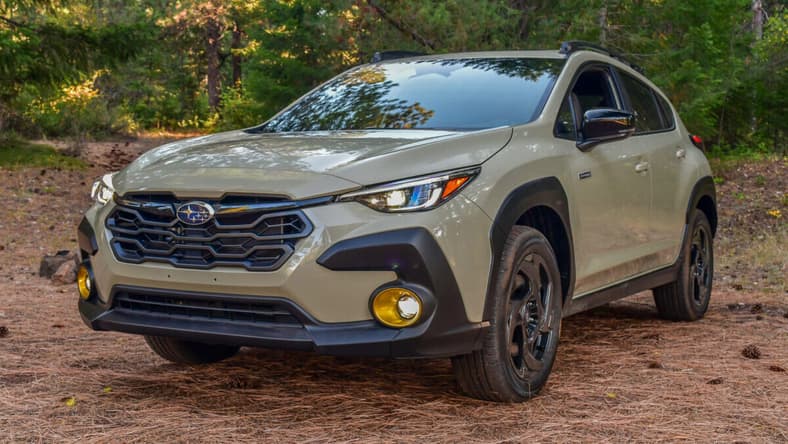 The Front Quarter End Of The 2026 Subaru Crosstrek Hybrid Sport
