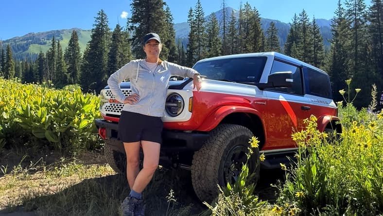 What Makes the Ford Bronco Stroppe Edition So Cool? We Test Drove It to Find Out! 1 Sara Lacey With The Ford Bronco Stroppe Edition