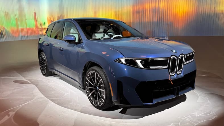 The Bmw Ix3 In Ocean Wave Blue