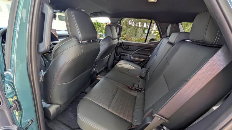 The Rear Seats Of The 2026 Toyota 4Runner Trd Off-Road Premium