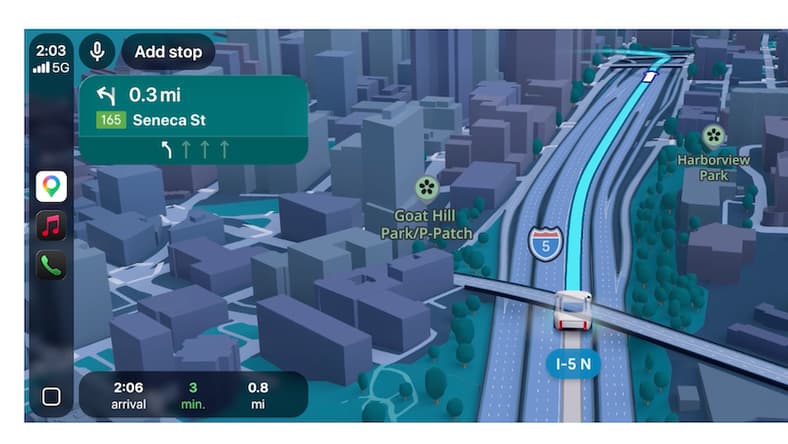 Google Maps Immersive Navigation