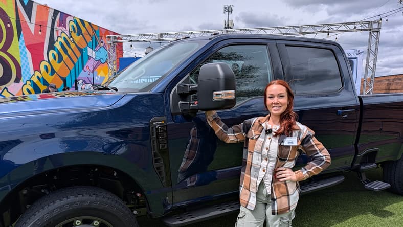 Shannon With The Ford Super Duty Carhartt