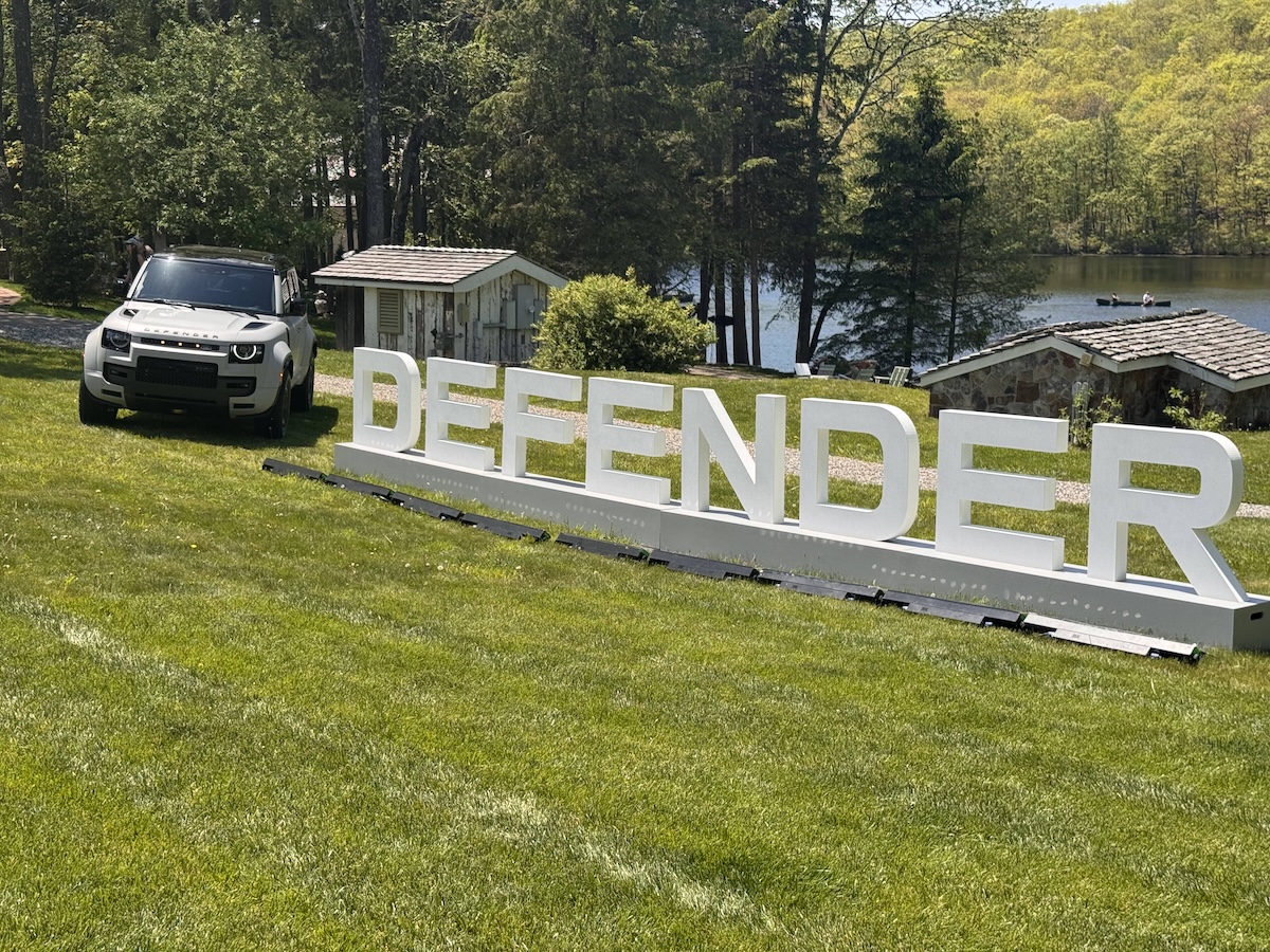Destination Defender Greets Guests With Lots Of Land Rover Defenders And A Beautiful Setting